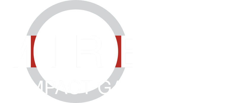 White version of Mirega's logo